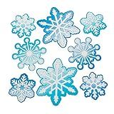 Fun Express Snowflake Classroom Cardstock Cutouts - 3-6" (Pack of 48) - Assorted Design, Perfect for Classroom Decor, Craft Projects, and Winter Celebrations