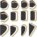 Pottery Mug Handle Molds 12Pcs Mug Handle Forms Mug Handle Making Tool for Pottery Ceramic Mug Handle Molds for Clay with Various Shapes and Sizes-Black