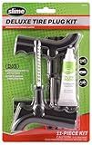 Slime 2040-A Tire Repair Plug Kit, Deluxe, Contains Strings, Tools and Glue, 11 Pieces