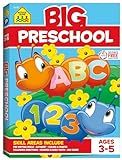 School Zone Big Preschool Workbook: 320 Pages, Toddler, Pre-K, ABCs, Alphabet, Basic Phonics, Writing Skills, Early Math & Numbers, Colors & Shapes, Matching, Follow Directions, Ages 3-5