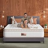 BedStory Queen Size Mattress 14 Inch - Extra Firm Hybrid Mattress with Ultra Lumbar Support, Reinforced Edges & Motion Isolation - Fiberglass-Free Colchones Queen, CertiPUR-US