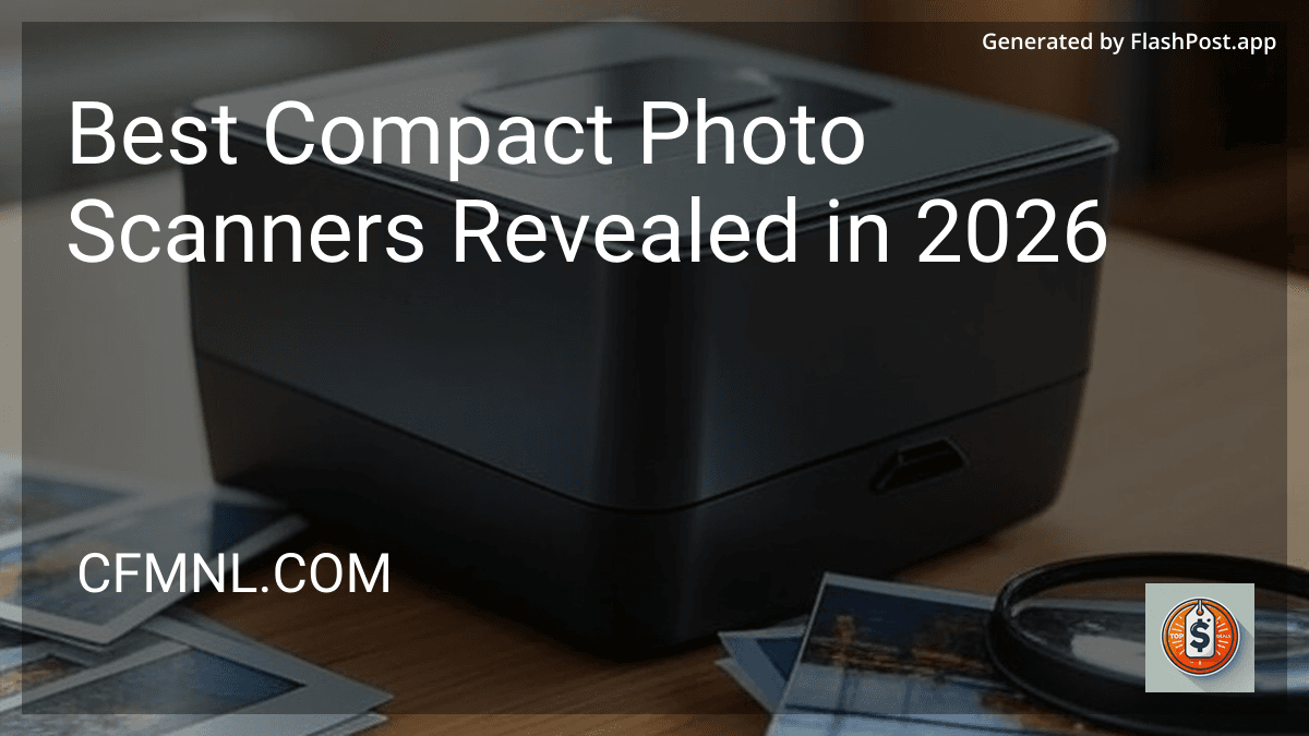 Best Compact Photo Scanners Revealed in 2026 preview