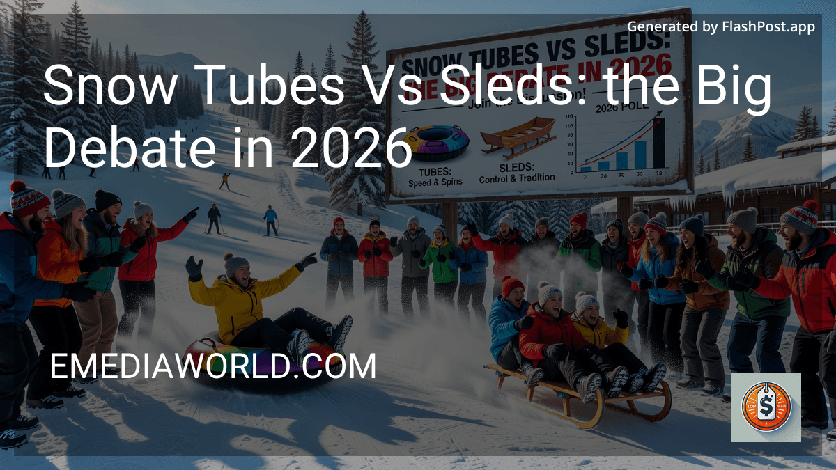 Snow Tubes Vs Sleds: the Big Debate in 2026 preview