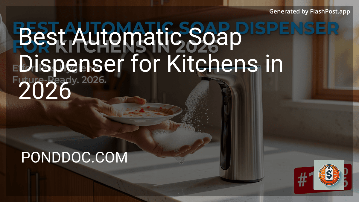 Best Automatic Soap Dispenser for Kitchens in 2026 image