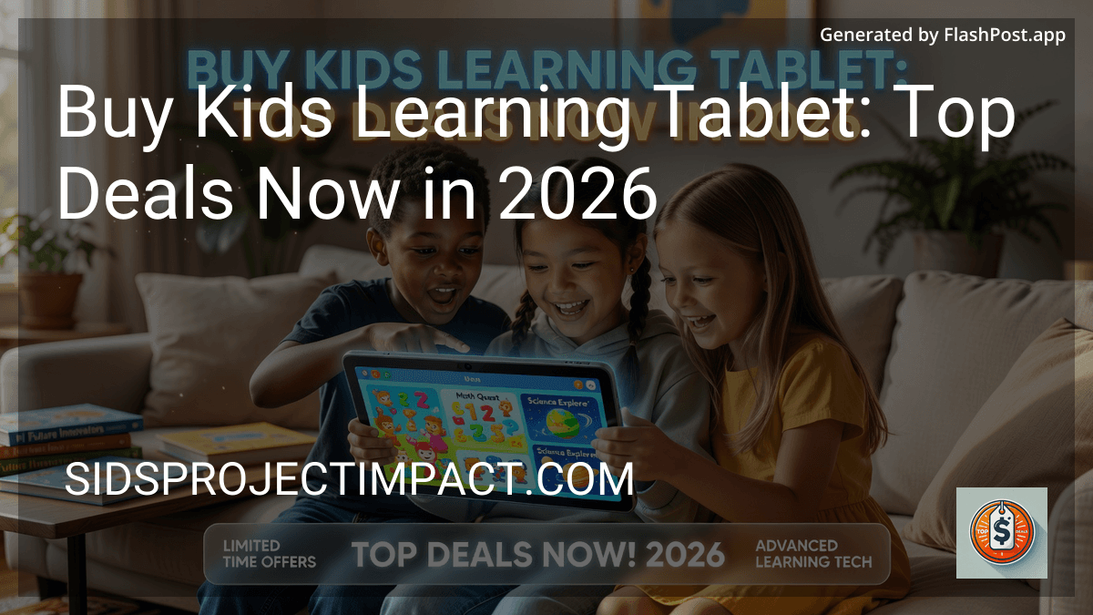 Buy Kids Learning Tablet: Top Deals Now in 2026 preview