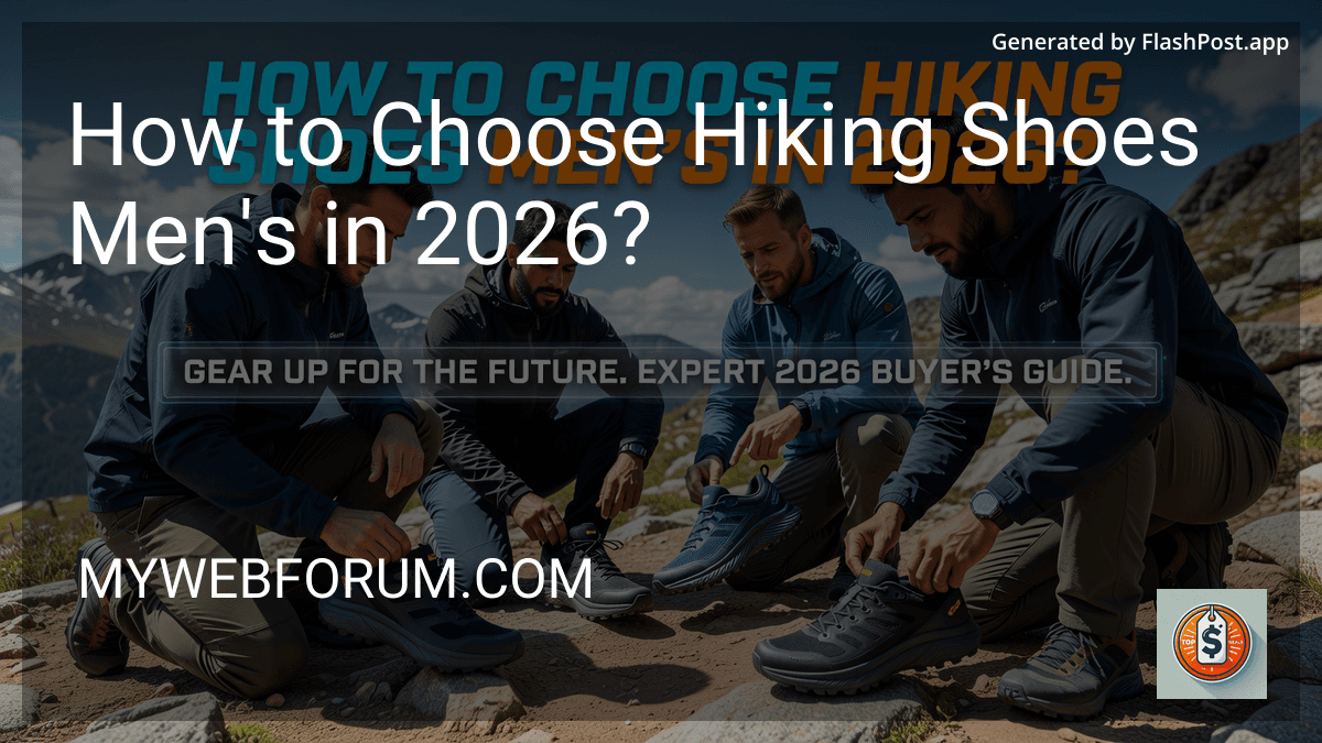 How to Choose Hiking Shoes Men's in 2026?