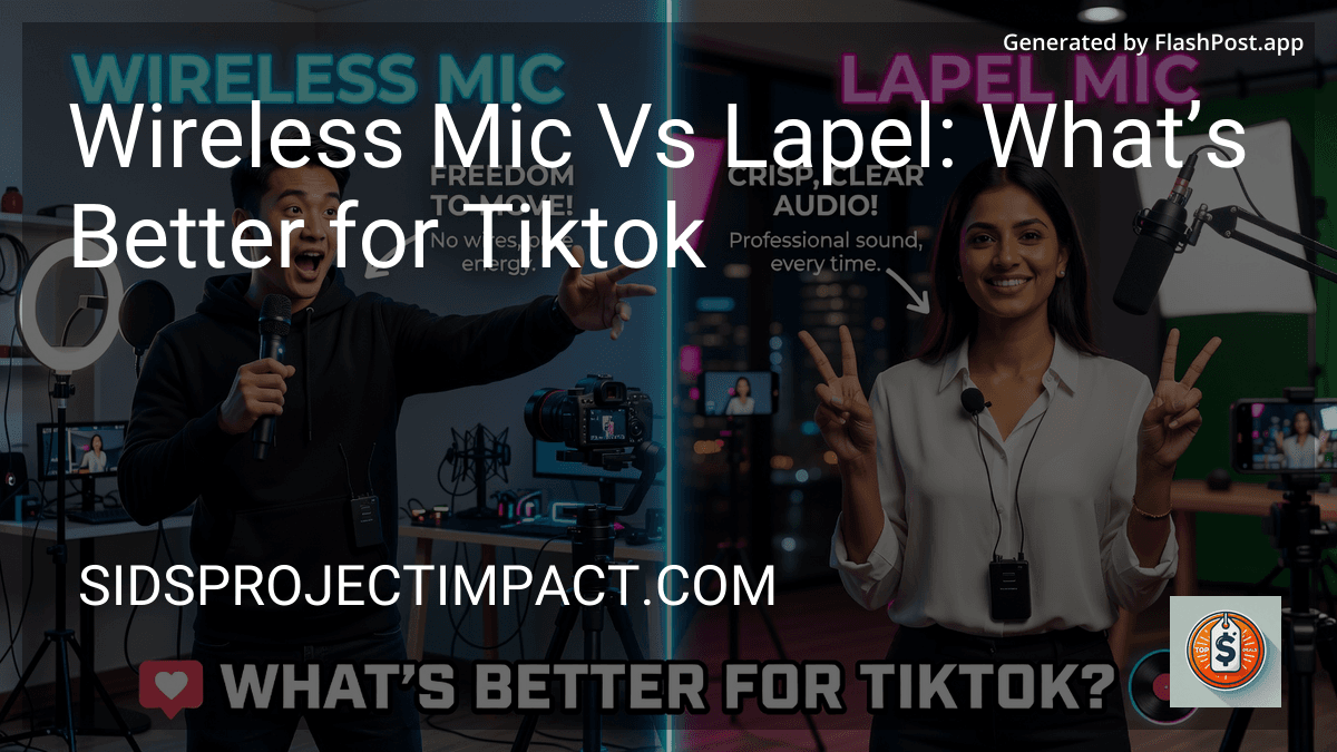 Wireless Mic Vs Lapel: What’s Better for Tiktok in 2026 preview