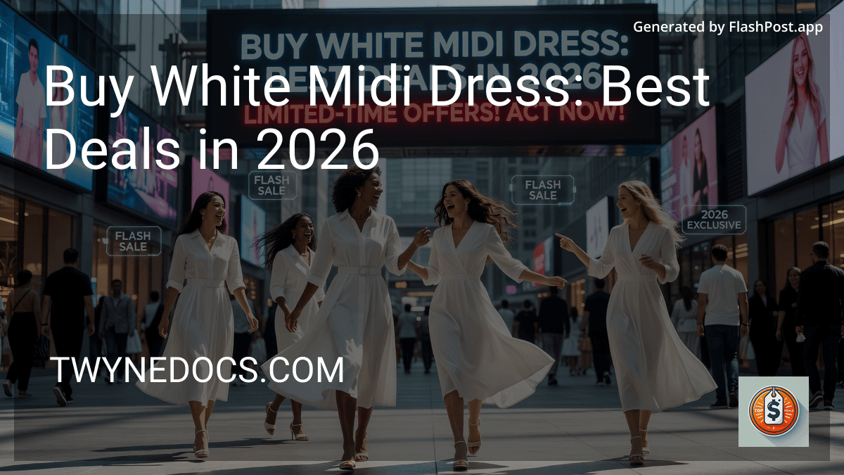 Buy White Midi Dress: Best Deals in 2026 preview