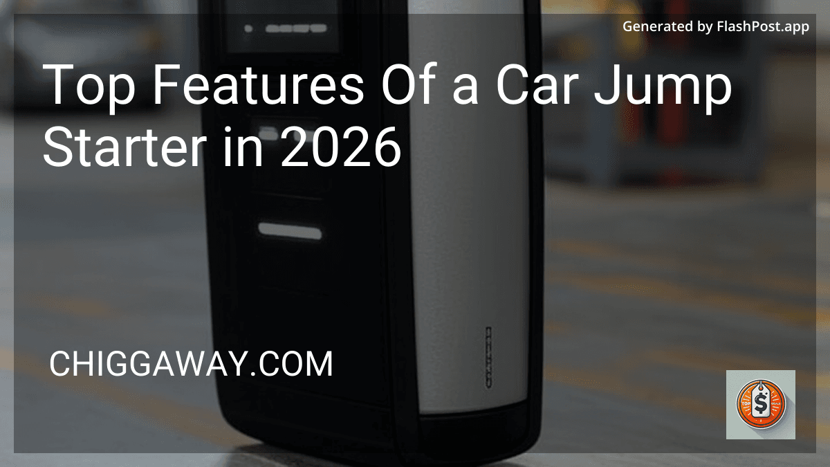 Top Features Of a Car Jump Starter in 2026 preview