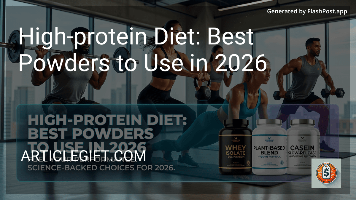 High-protein Diet: Best Powders to Use in 2026 image