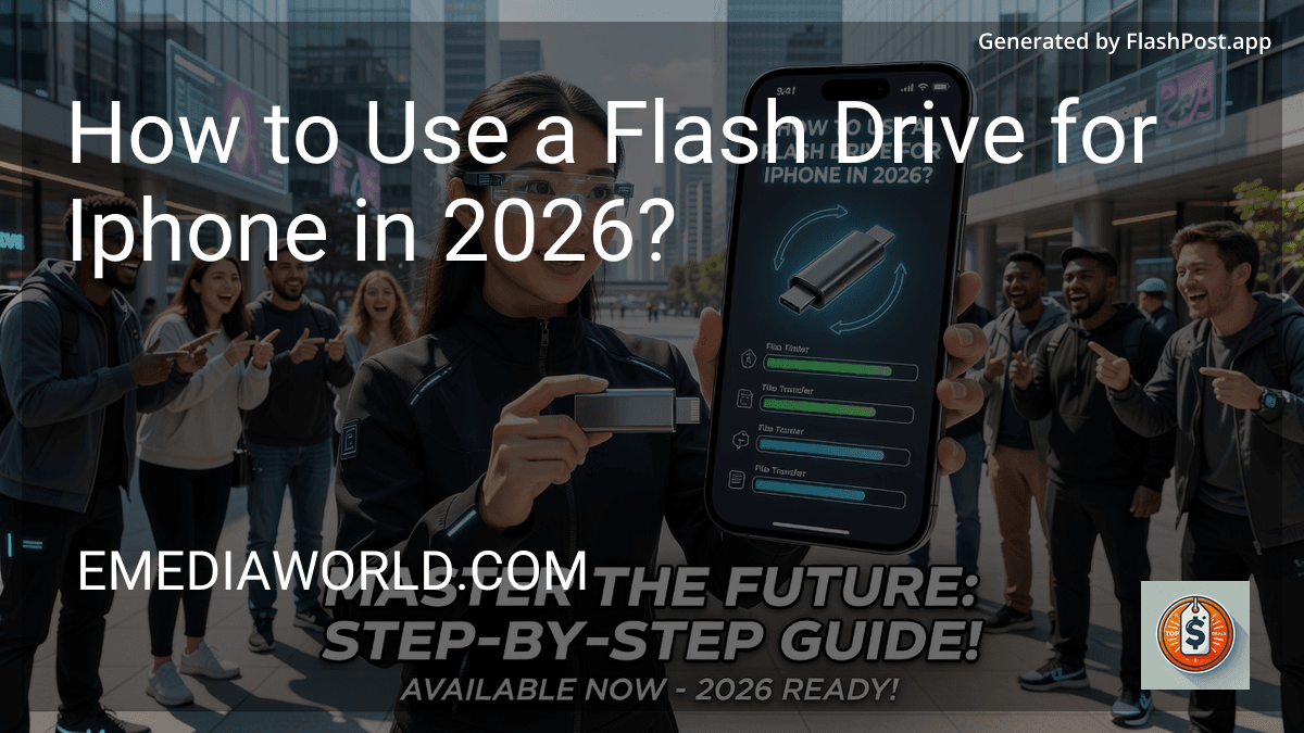 How to Use a Flash Drive for Iphone in 2026?
