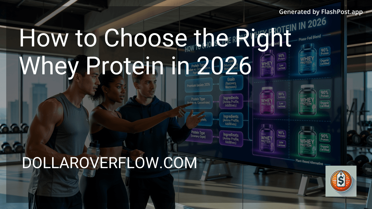 How to Choose the Right Whey Protein in 2026 preview