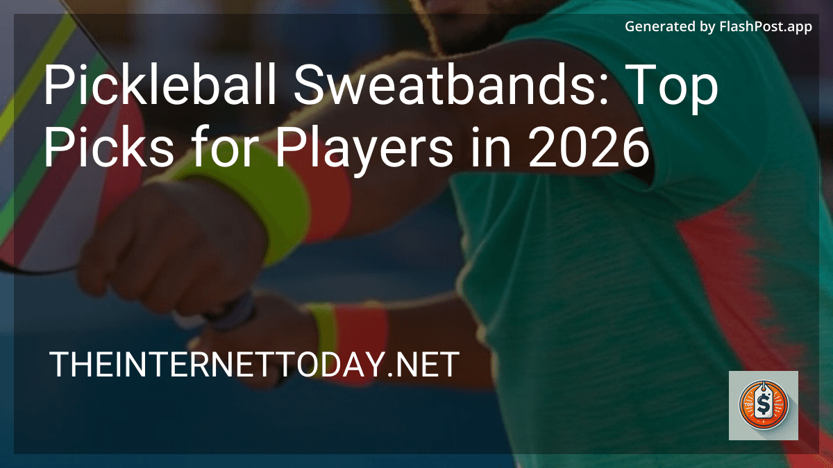 Pickleball Sweatbands: Top Picks for Players in 2026 preview