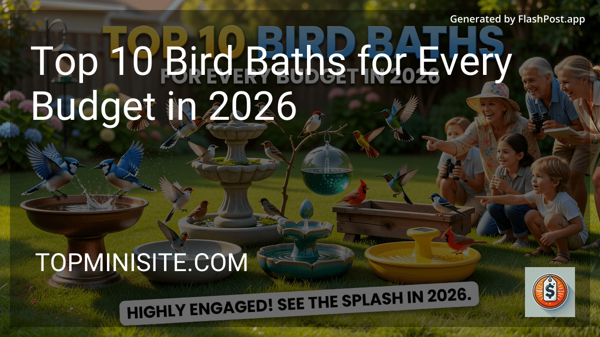 Top 10 Bird Baths for Every Budget in 2026 preview