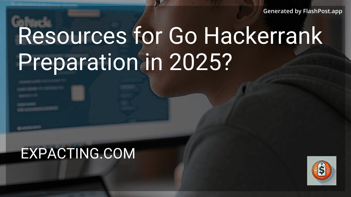 Resources for Go Hackerrank Preparation in 2025? image