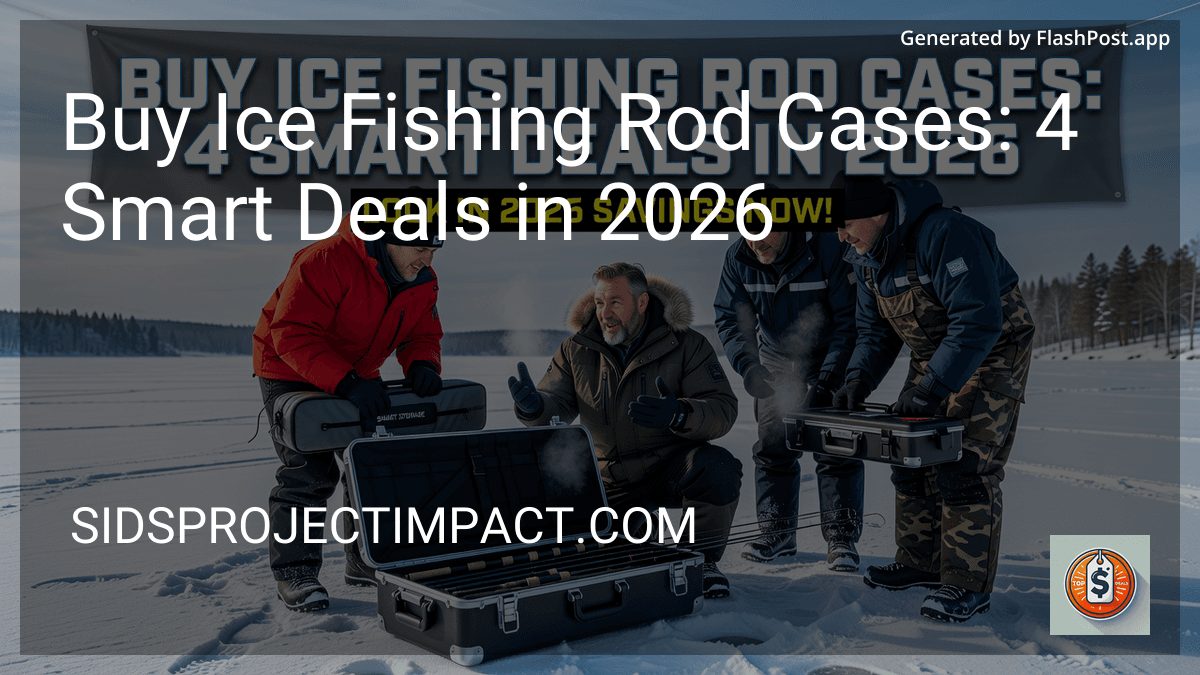 Buy Ice Fishing Rod Cases: 4 Smart Deals in 2026