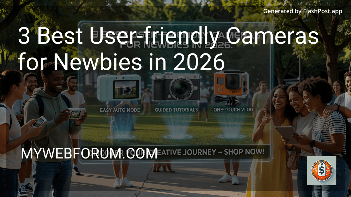 9 Best User-friendly Cameras for Newbies in 2026 preview