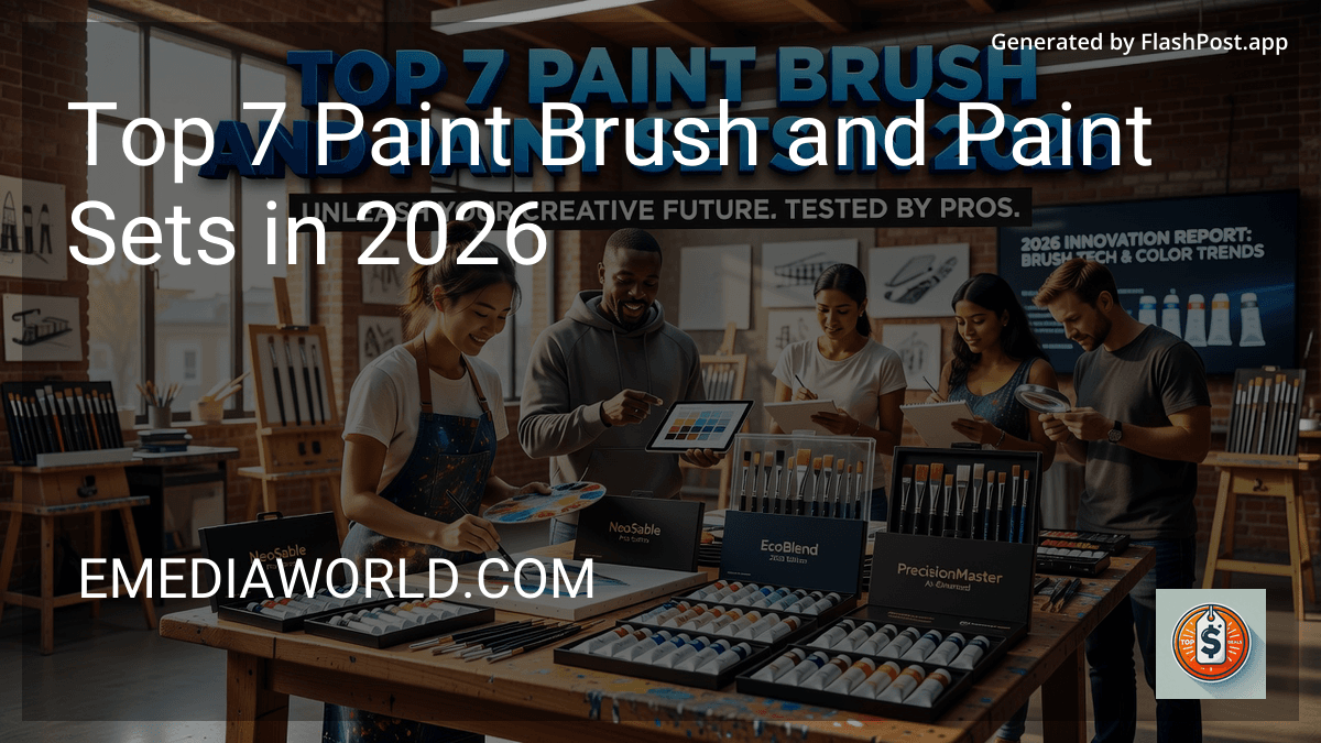 Top 7 Paint Brush and Paint Sets in 2026