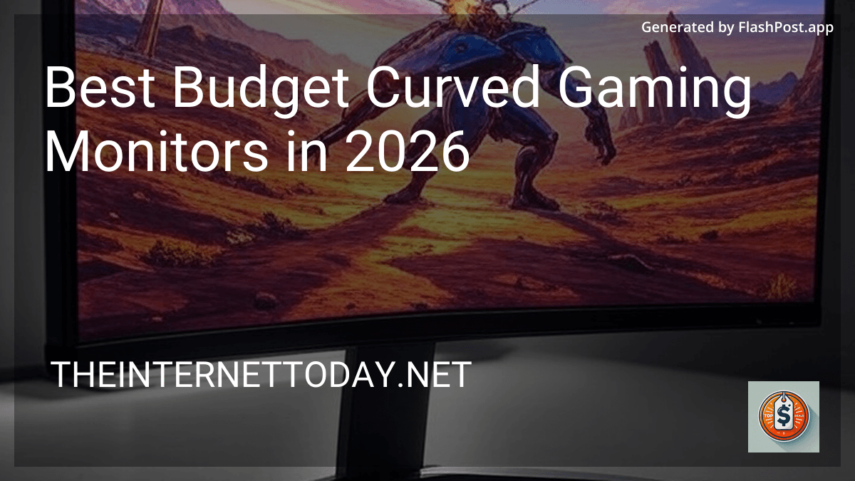 Best Budget Curved Gaming Monitors in 2026 preview
