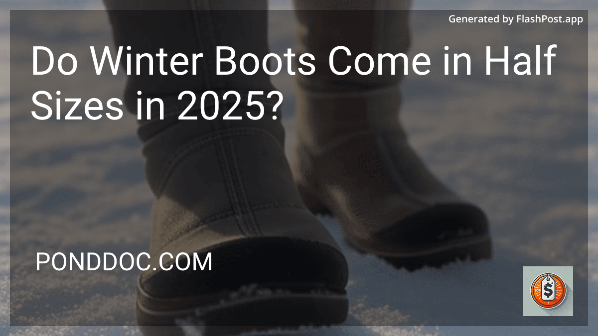Do Winter Boots Come in Half Sizes in 2025? preview