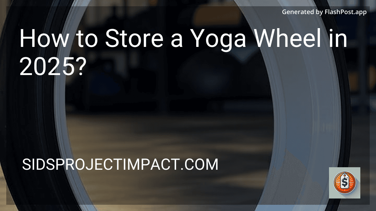 How to Store a Yoga Wheel in 2025? preview