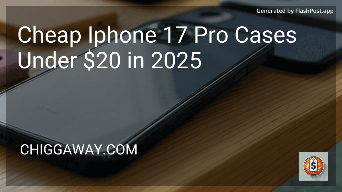 Cheap Iphone 17 Pro Cases Under $20 in 2026 preview