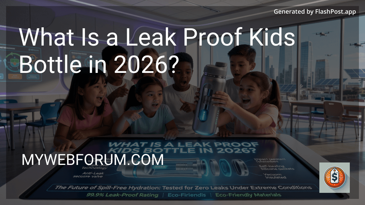 What Is a Leak Proof Kids Bottle in 2026? preview