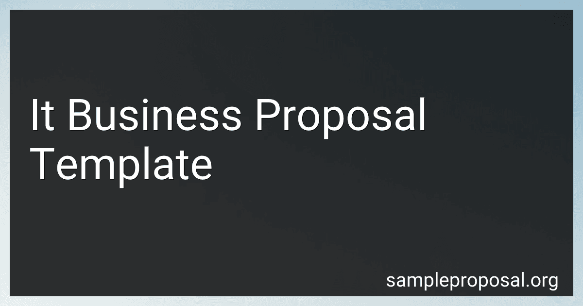 It Business Proposal Template image