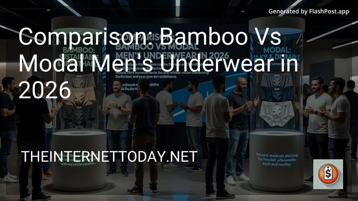 Comparison: Bamboo Vs Modal Men's Underwear in 2026 preview