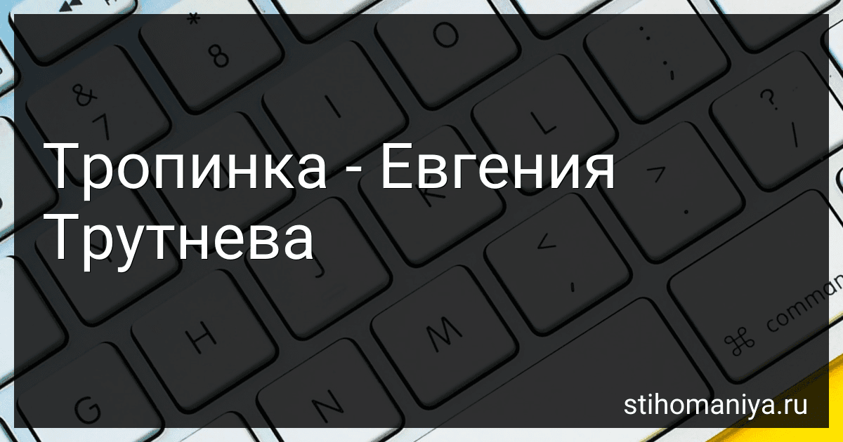 Тропинка - Евгения Трутнева preview