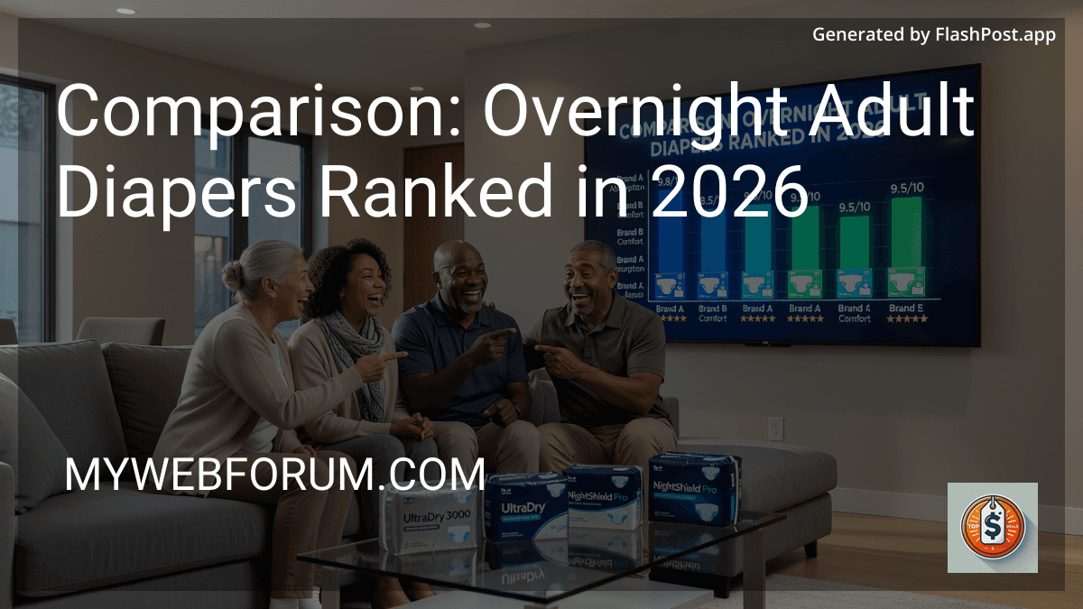 Comparison: Overnight Adult Diapers Ranked in 2026 image