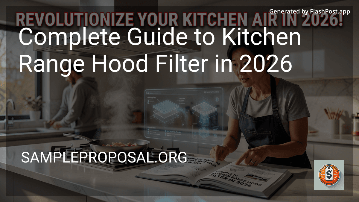 Complete Guide to Kitchen Range Hood Filter in 2026