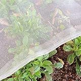 Garden Netting Pest Barrier: 4'x10' Fine Bug Netting for Garden Protection Row Cover Raised Bed Screen Mesh Greenhouse Mosquito Net, Protecting Tree Plants Vegetable Flowers Fruits