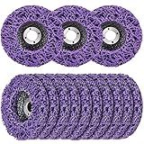 10 Pack Strip Discs Rust Remover Wheel Stripping Wheel for Angle Grinder Paint Strip Wheel Quick Abrasive Discs Rust, Oxidation, Paint Remover (4'' x 5/8'')