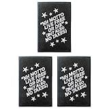 U-Sky Sew or Iron on Sarcasm Embroidered Applique Patches | New Hampshire State Pride Iron Patch | Live Free & Thrive Satire Design | Star Motif | Iron On for Hats Jackets Bags