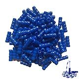 SquEqu 50 Pack Beaded Jump Rope Beads Replacement Tangle-Free Segmented Skipping Rope Rubber Bead Barrel Parts for Soft Beaded Skipping Ropes Cable Adults Kids Adjustable Segmented Jumping Rope