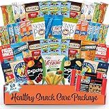 Healthy Snack Box Variety Pack (50 Count) - Healthy Snacks Variety Pack for Adults, Kids & Teens - Granola Bars Grab & Go Care Package Gift Basket for College Students, Office, Travel & Birthdays