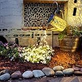 Anordsem Solar Lanterns Outdoor for Women: Metal Cloud Watering Can Light with Hook - Waterproof Hanging Art Decoration for Yard Garden Patio - Birthday Gifts for Mom Grandma Over 40