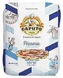 Antimo Caputo Pizzeria Flour Blue, 11 Pound (5Kg) Bag - Italian 00 Flour - Soft Wheat for Pizza Dough - Makes that Perfectly Elastic, Chewy, Crispy Bubble Neapolitan Pizza
