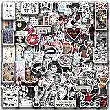 100Pcs Aesthetic Downtown Girls Stickers Pack Cool Trendy Y2K Sticker for Water Bottle Funny Waterproof Decals for Teens Adults Vinyl Stickers for Laptop Skateboard Party Supplies (Downtown)