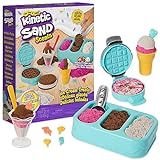 Kinetic Sand Scents, Ice Cream Treats Playset with 3 Colors Scented Play Sand & 6 Tools, Sensory Toys for Kids Ages 3 and up