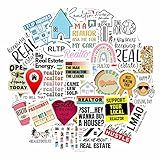 BulbaCraft 100 Pcs Funny Realtor Stickers, Real Estate Stickers, Funny Realtor Gifts for Women Agent, Real Estate Agent Presents, Gifts for Women & Men