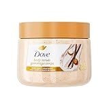 Dove Vanilla Sugar & Shea Butter Body Scrub Exfoliates and Deeply Nourishes for Smooth, Radiant Skin 15 oz