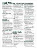 Microsoft Excel 2016 Tables, PivotTables, Sorting, Filtering & Inquire Quick Reference Guide - Windows Version (Cheat Sheet of Instructions, Tips & Shortcuts - Laminated Card)