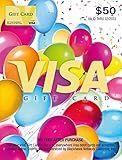 Visa $50 Balloons Gift Card (plus $4.95 Purchase Fee)