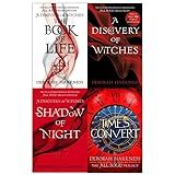 All Souls Trilogy Deborah Harkness Collection 4 Book Set (A Discovery of Witches, Shadow of Night, The Book of Life, Times Convert)