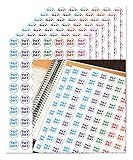 700 Pcs Pay Day Planner Stickers Dot Labels 3/4 Inch Daily Payday Planner Calendar Organizer Stickers Tracking Pay Reminder Labels for Scrapbooking Crafting Planners & Journals