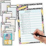 Attendance Chart for Classroom Management - 8 Incentive Chart for Classroom Essentials, 11x17 Student Behavior Charts and Homework Tracker, Teachers Class Attendance and Assignments Log