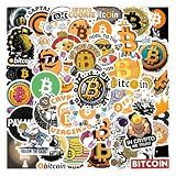 Bitcoin Crypto Stickers 60PCS Vinyl Decals