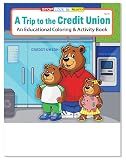 ZOCO – A Trip to the Credit Union – Educational Coloring Books (50 Bulk Pack, Without Crayons) – Bank Supplies – Games, Puzzles, Activities Gifts for Kids